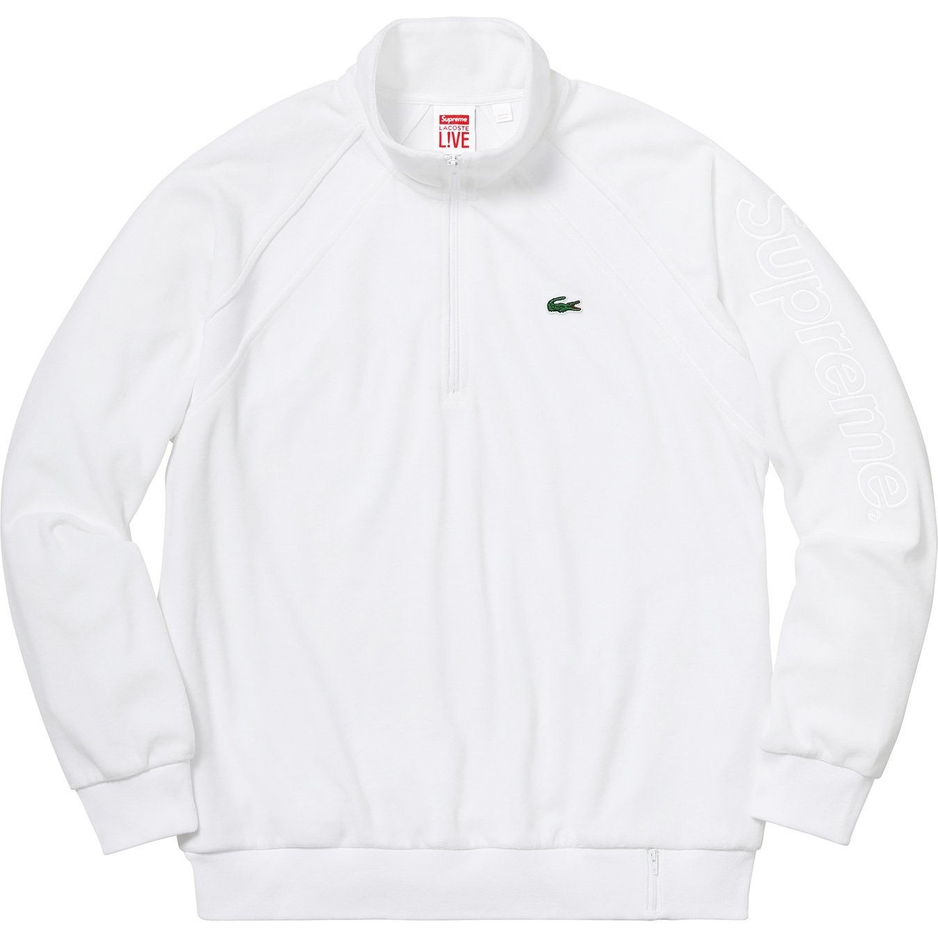 Supreme®/LACOSTE Velour Half-Zip Track Top view 7